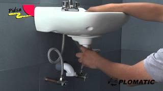 Cómo instalar el Céspol Flexible con Contra Cromada para Lavabo [upl. by Gustafson994]