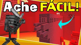 Como achar a FORTALEZA DO NETHER FÁCIL MCPE e JAVA EDITION 119 [upl. by Lothario184]