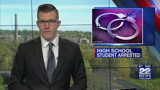 Chicopee High School student arrested charged with assault [upl. by Syl356]