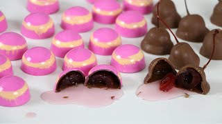 Cherry Cordials  Dipped Chocolate Cherries and Cherry Bonbons [upl. by Abrahan798]