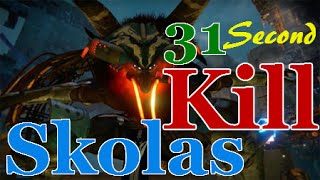 دستني  قتل Skolas و الدمج SOLAR في 31 ثانية Prison of Elders lvl 35 [upl. by Anirdna]