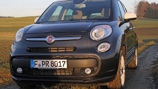 Fiat 500L Living Test 2014  Fahrbericht  Video [upl. by Sukram]