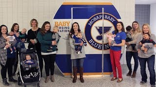 MoBap and Blues Bring Baby Feeding Pods to Enterprise Center [upl. by Olivie]