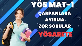 YÖS MATEMATİK  1  ÇARPANLARA AYIRMA  ZOR SORU ÇÖZÜMÜ  YÖS 2024 [upl. by Ateiluj138]