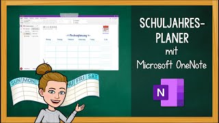 Digitaler Schuljahresplaner mit Microsoft OneNote [upl. by Oap345]