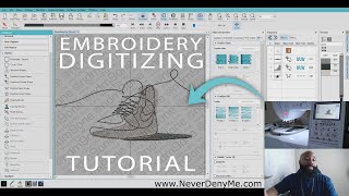 Learn How To Digitize Designs For Embroidery Machines 🤓  Step By Step Digitizing Tutorial 🧵  👍🏽 [upl. by Noby782]