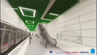 Simulare video  cum vor arăta stațiile de metrou de la Cluj [upl. by Finnegan]