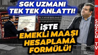 SGK Uzmanından Emekli Maaşı Hesaplama Formülü 2000 ve 2008 Yılı Maaş Farkı [upl. by Aneloaup]