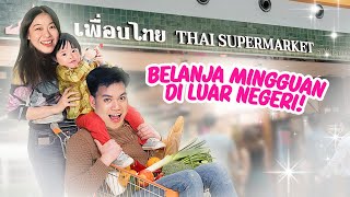 YUKACHAN BELANJA MINGGUAN DI SUPERMARKET THAILAND  vlog [upl. by Elburt468]