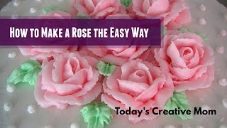 How to Make Icing Roses [upl. by Sicular372]