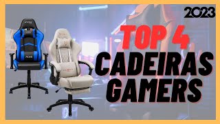 4 melhores Cadeiras Gamer para comprar em 2023 Cadeiras Gamer Custo x Benefício 2023 [upl. by Asined]