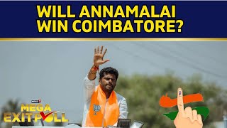 Coimbatore Exit Polls 2024 Will Tamil Nadu BJP Chief Annamalai Emerge As Victor  LS Polls  N18EP [upl. by Llertnauq349]