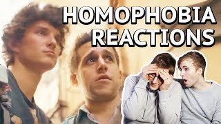 REACTIONS TO HOMOPHOBIA Social Experiment  Gay couple REACTION [upl. by Etnoek]