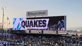 SJ Earthquakes vs Orlando City SC 2024  Sights amp Sounds [upl. by Aig]