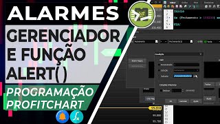 Configurando Alarmes e Função Alerta  Programação Profitchart [upl. by Ainalem]