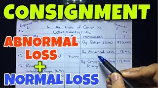 Consignment Account  Problem 5 By Saheb Academy [upl. by Aseretairam510]