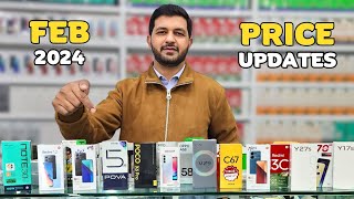 Mobile price updates 2024 February Pricedrop infinix unboxing realme redmi tecno [upl. by Kendricks]