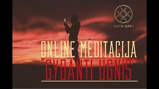 Gydomoji meditacija lietuviškai quotGYDANTI UGNISquot [upl. by Allecram]