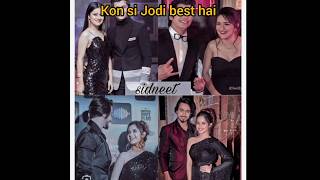 kon si Jodi best hai fainat vs sidneet short video best video 😍😍😍😍❤️❤️❤️ [upl. by Odelle]