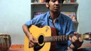 guitar chords lesson on bhajan achyutam keshavam krishna damodaram by bhanu pratap joshi [upl. by Yvi]