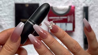 ASMR Makeup haul w clicky whispers and tingly tapping for sleep [upl. by Assilak]