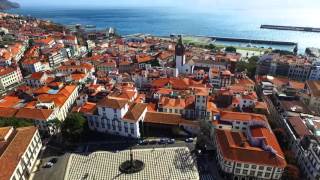 Funchal Madeira Portugal  view by drone  2016 [upl. by Cassaundra]