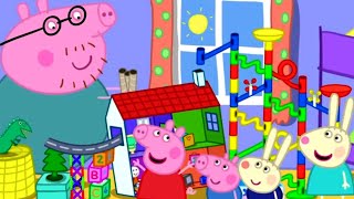 The Biggest Marble Run Challenge with Peppa Pig  Peppa Pig Official Family Kids Cartoon [upl. by Butler]