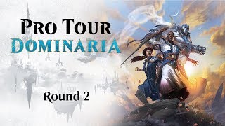 Pro Tour Dominaria Round 2 Draft Samuel Black vs Gerry Thompson [upl. by Hartfield]