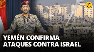 Conflicto se extiende YEMÉN confirma ATAQUE con misiles y drones a ISRAEL  El Comercio [upl. by Gladine]