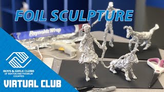 Art Project For Kids How To Make A Foil Sculpture [upl. by Eenahs]