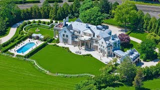 72 Million Amazing Historic Mega Mansion in the Hamptons Built in 1890 [upl. by Trilbee546]