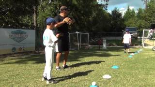 Learning How to Throw the Baseball Correctly 7 amp 8 year olds [upl. by Norword]