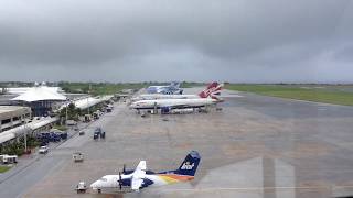 Grantley Adams International Airport ATC View Air Canada A319 [upl. by Daryl630]