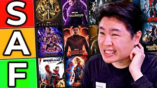 Ranking EVERY Marvel Cinematic Universe MOVIES amp SHOWS Tier List [upl. by Bradway715]