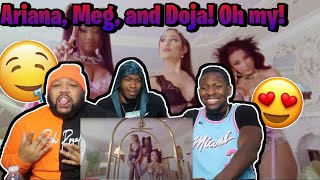 Ariana Grande  3435 Remix feat Doja Cat and Megan Thee Stallion Official Video REACTION [upl. by Arvin156]