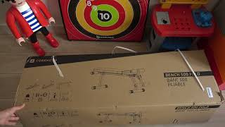 Unboxing Corength Bench 500 Fold [upl. by Yesnik]