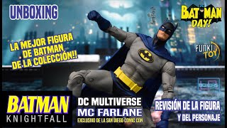 Celebramos el BATMAN DAY abriendo el 🦇🔵BATMAN Knightfall⚫️ Exclusivo de la SDCC McFarlane Review [upl. by Gardas117]