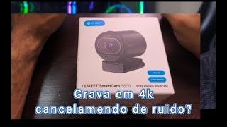 Minha nova Web Cam Emeet S600 [upl. by Willtrude35]