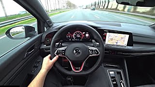 The New Volkswagen Golf 8 GTI 2024 Test Drive [upl. by Nonez]