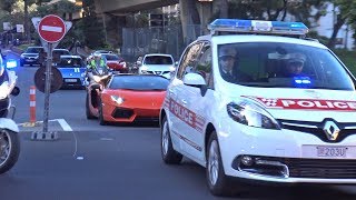 POLICE vs SUPERCARS in Monaco [upl. by Wash17]