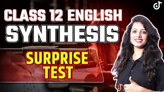 Class 12 English Synthesis 🔴LIVE TEST  English Grammar in Hindi  Pooja Mam class12english [upl. by Aillimac]