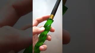 Zelkova amp Green Resin Wand [upl. by Mcdowell]