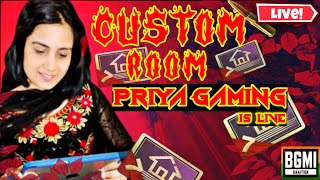 PRIYA IS LIVE  BGMI LIVE WITH FACECAM  LIVE PRIYA GAMING  1 [upl. by Auj]