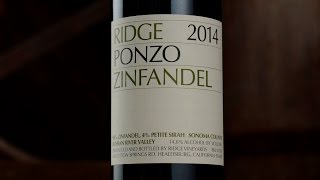 2014 PONZO ZINFANDEL [upl. by Ela2]