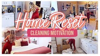 NEW HOME RESET WEEKLY CLEAN WITH ME ROUTINE HOUSE CLEANING MOTIVATION BriannaK [upl. by Dzoba]