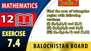 12th Math Exercise 74 Question 8  Concurrent line and condition of concurrency  maths class 12 [upl. by Aterg]