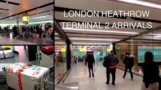 London Heathrow Terminal 2 Arrivals Airside amp Landside  February 2023 [upl. by Lianna]