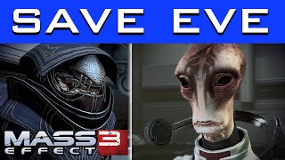 Mass Effect 3  How to SAVE EVE Tuchanka Bomb amp Maelons Data [upl. by Brookner90]