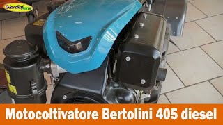 Motocoltivatore per uso intensivo Bertolini 405 S diesel [upl. by Ninazan]