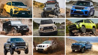 OFF ROAD Of Most Famous Car Brands In The World [upl. by Ralyat]